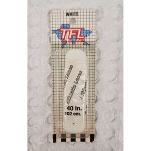 Vtg The Foot Locker 40in. White Shoe Laces New USA Rare 5 Or 6 Eyelets Sneaker